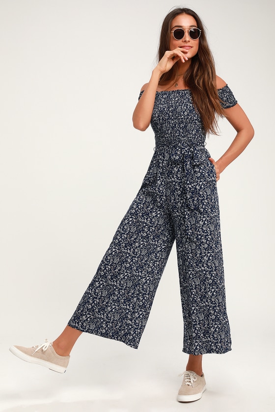 Womens Jumpsuits & Rompers Women Jumpsuit Floral Womens Printed Off  Shoulder High Waist Playsuit Sexy Boho Beach Party Clothes From Tuhua,  $22.1 | DHgate.Com